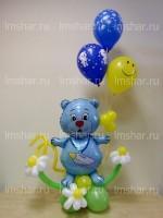 Мишка голубой/розовый Мишка голубой/розовый