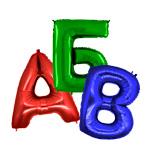 буквы из шаров буквы из шаров