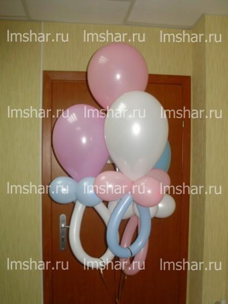 Шары на выписку "Соска" Шары на выписку "Соска"