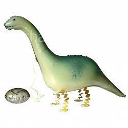 Ходячий шар "Динозавр с яйцом, 117см"
